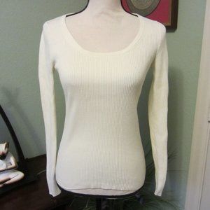 Moda International Cream Sweater - S